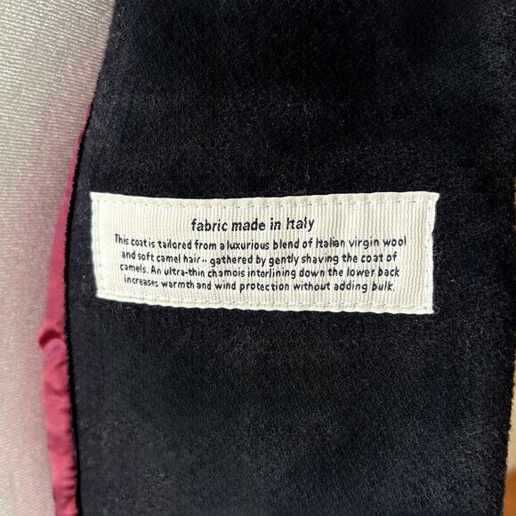 Wilfred Long Black Wool Coat - Picture 11 of 14